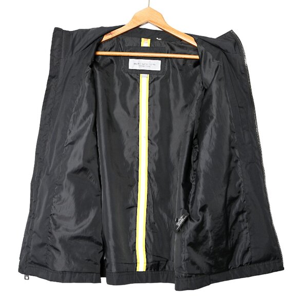 Mark New York Spring Jacket Black Andrew Marc Mens Rain Coat Casual Full Zip - Picture 3 of 12